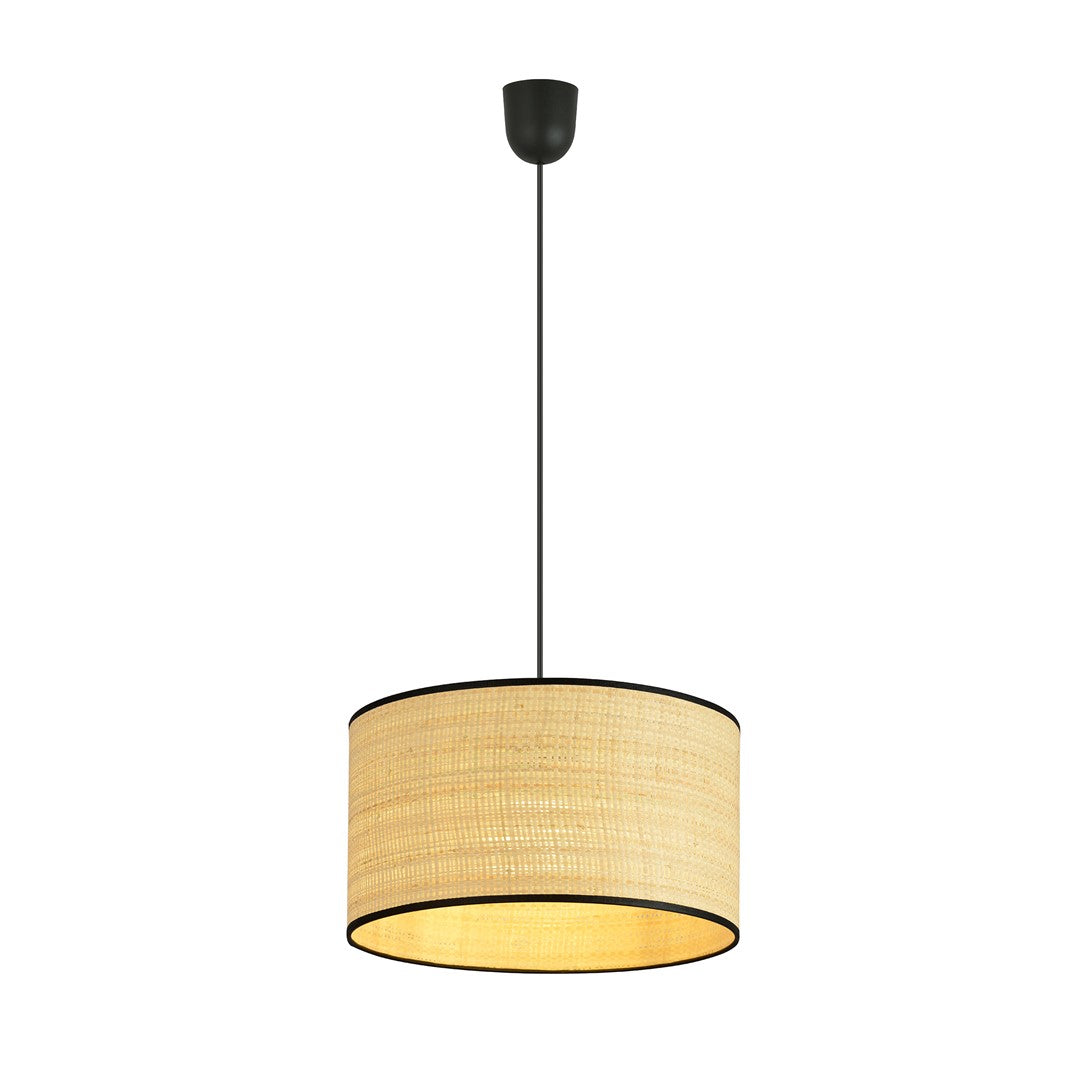 Sora Hanglamp – Rotan Naturel/Zwart