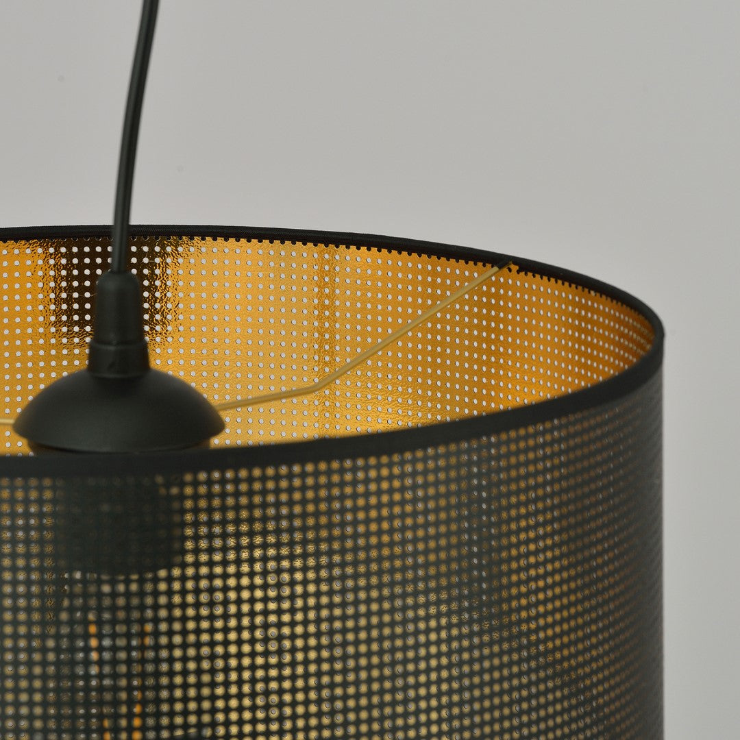 Kuro Hanglamp – Zwart/Goud