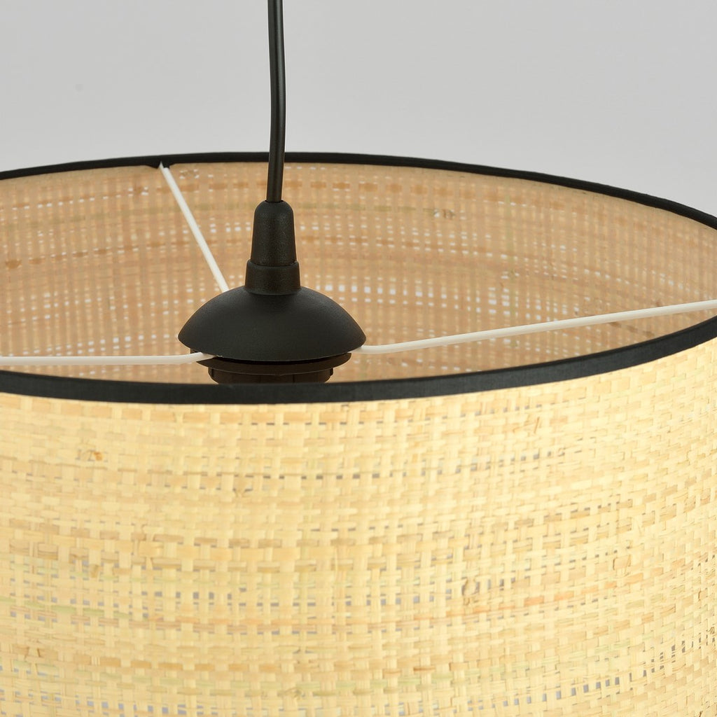 Sora Hanglamp – Rotan Naturel/Zwart