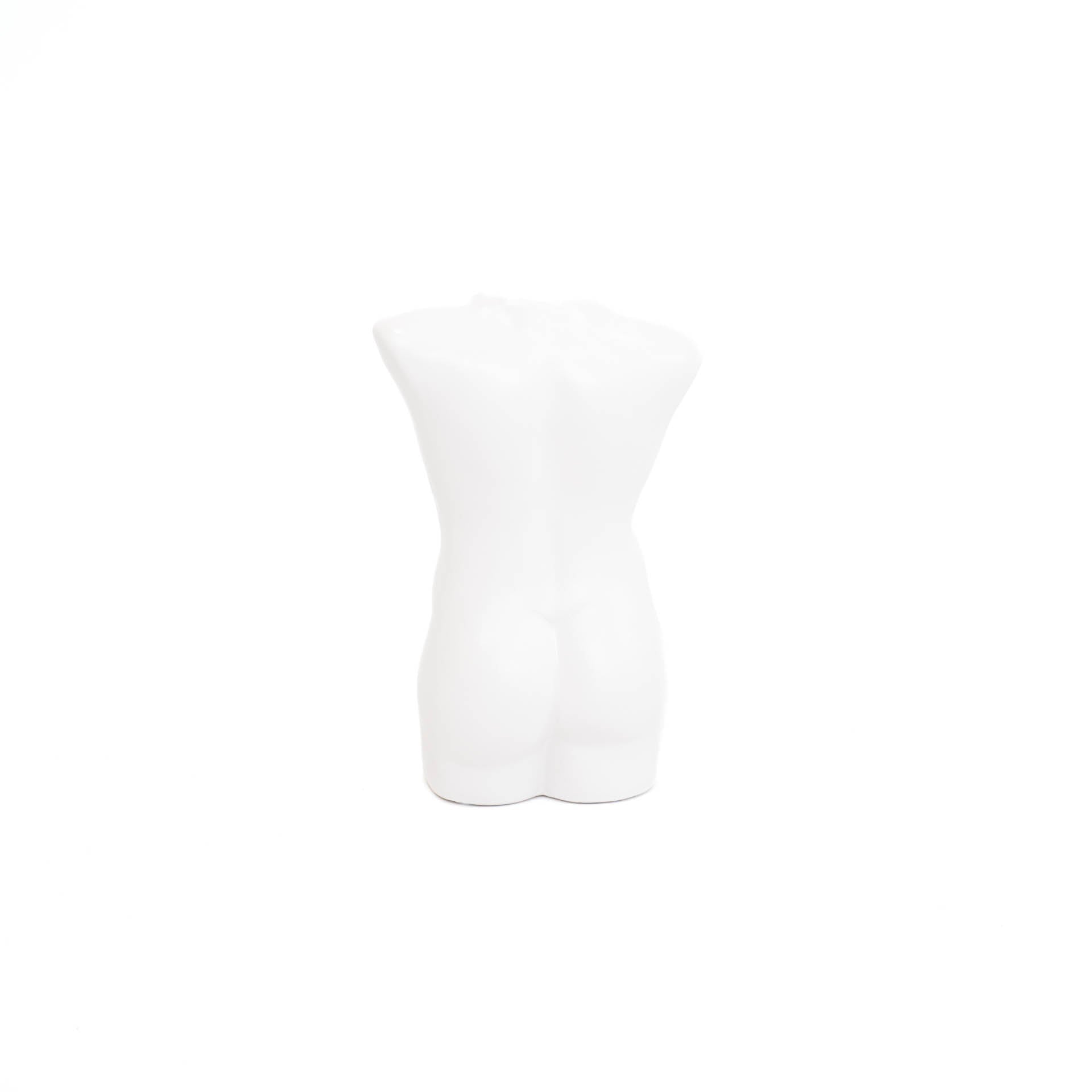 Lina Vaas – Keramiek Torso Wit (24 cm)
