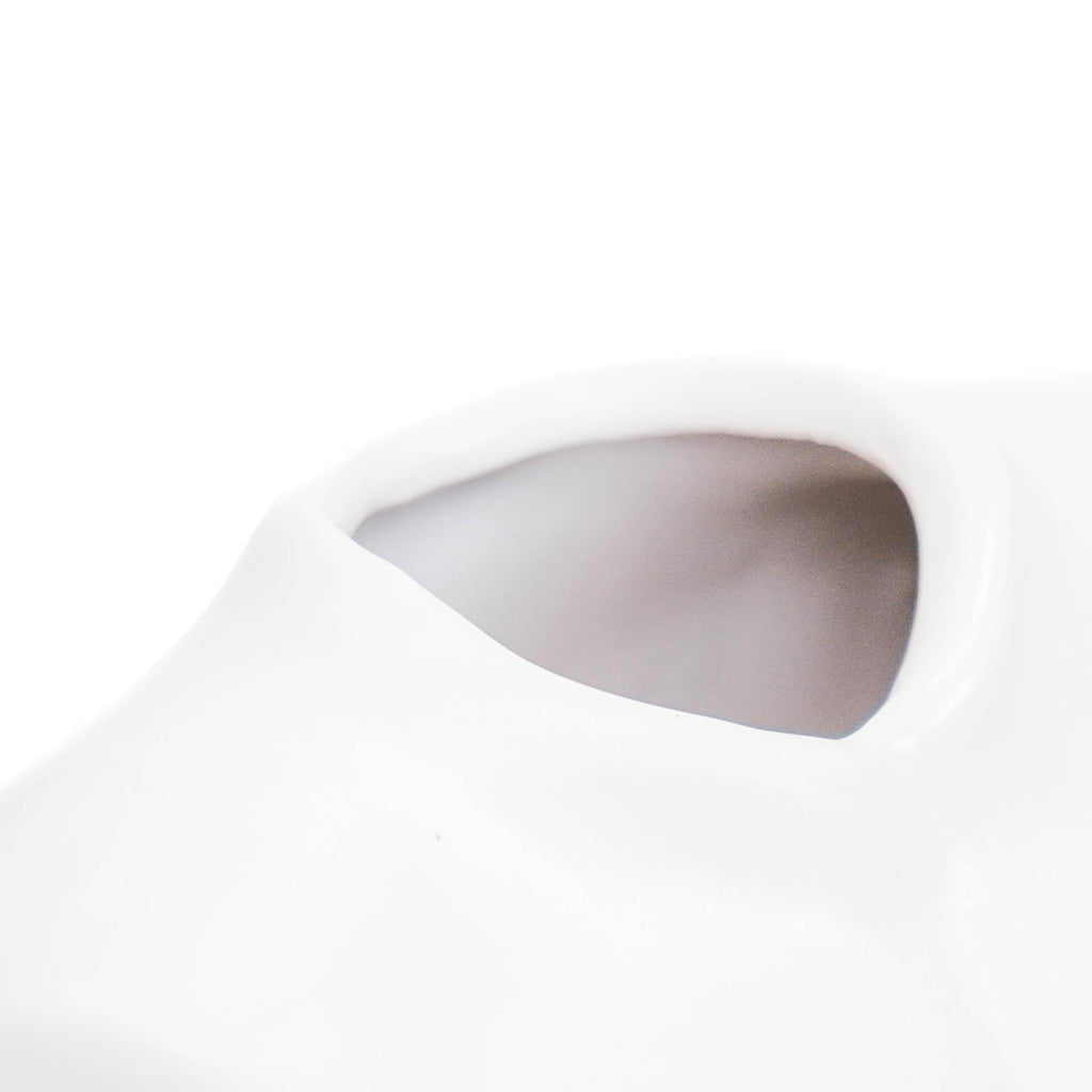 Lina Vaas – Keramiek Torso Wit (24 cm)