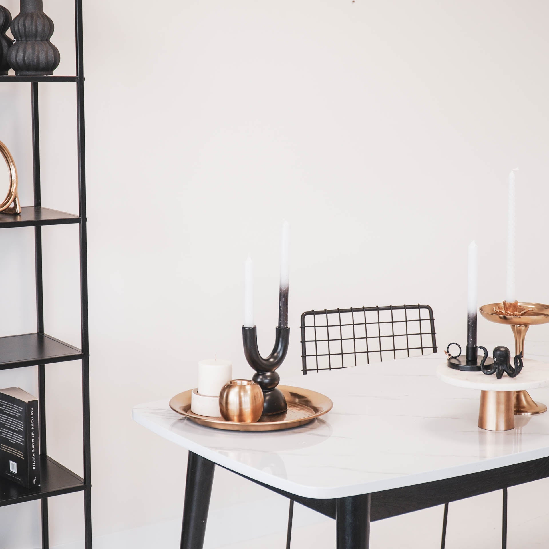 Kuro Kandelaar – Arc Zwart