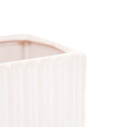 Sora Vaas – Regenboog Keramiek Wit (24,5 cm)