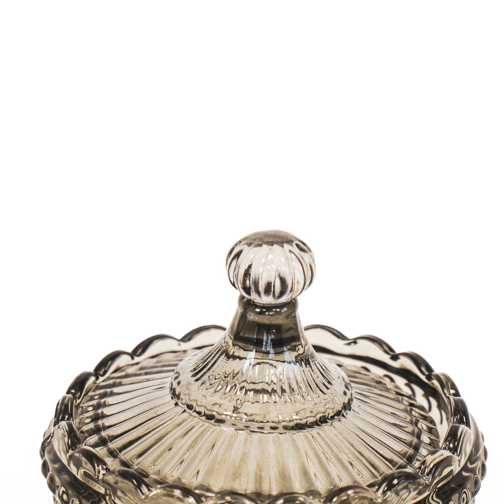 Lina Glazen Pot – Smokey (9,5 cm)