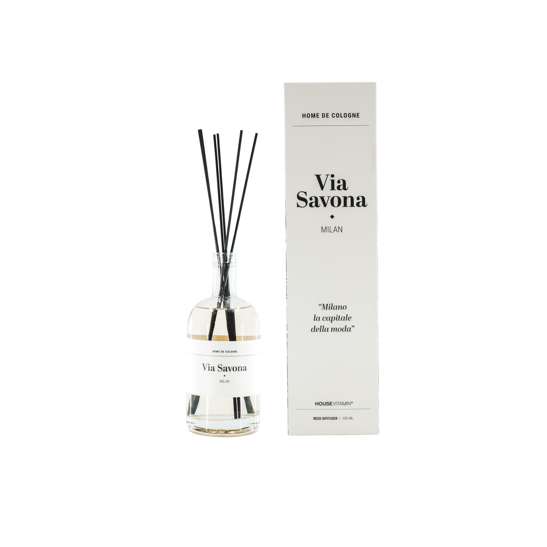 Geurstokjes - Via Savona Milaan - 100 ml