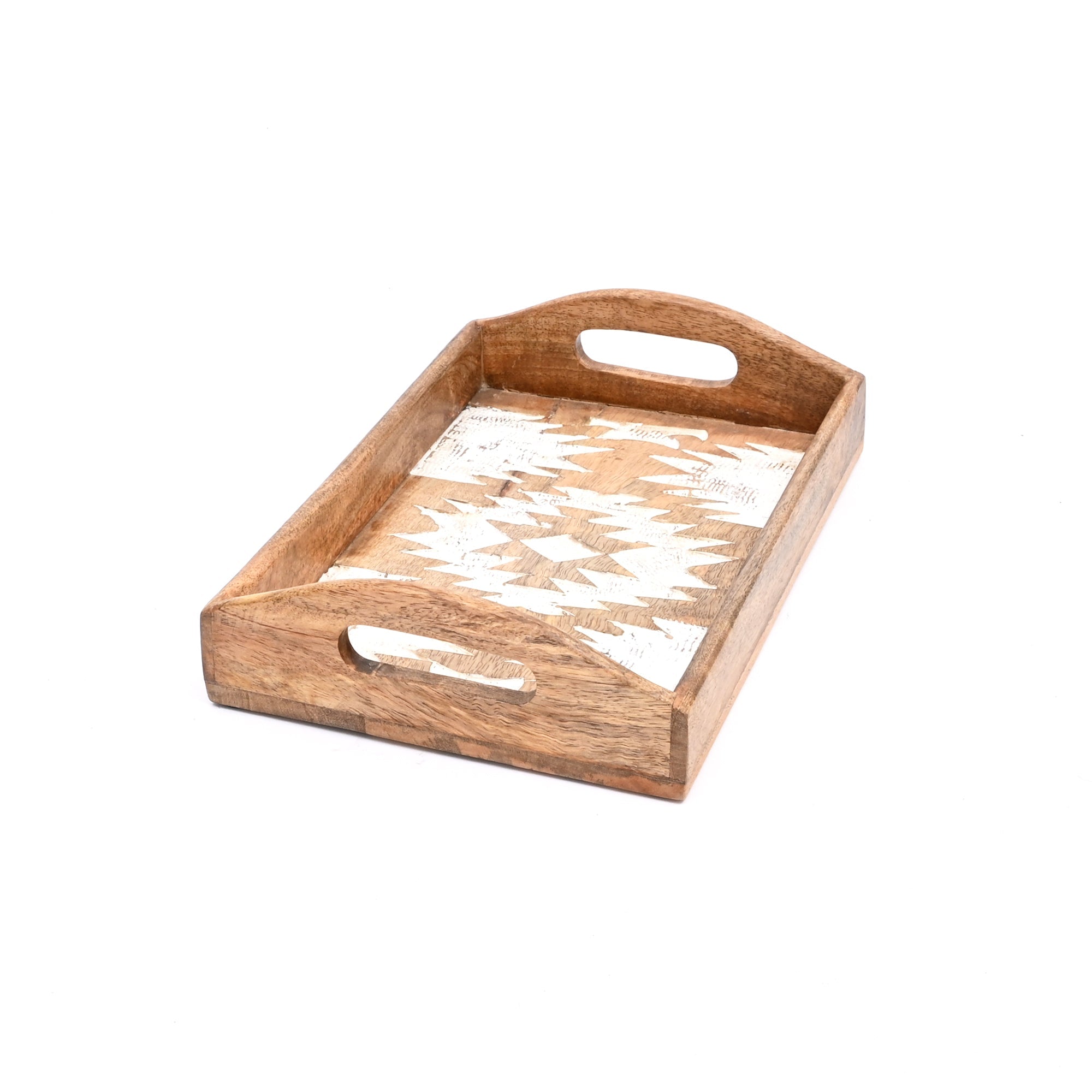 Kuro Tray Set – Naturel Hout (3 stuks)