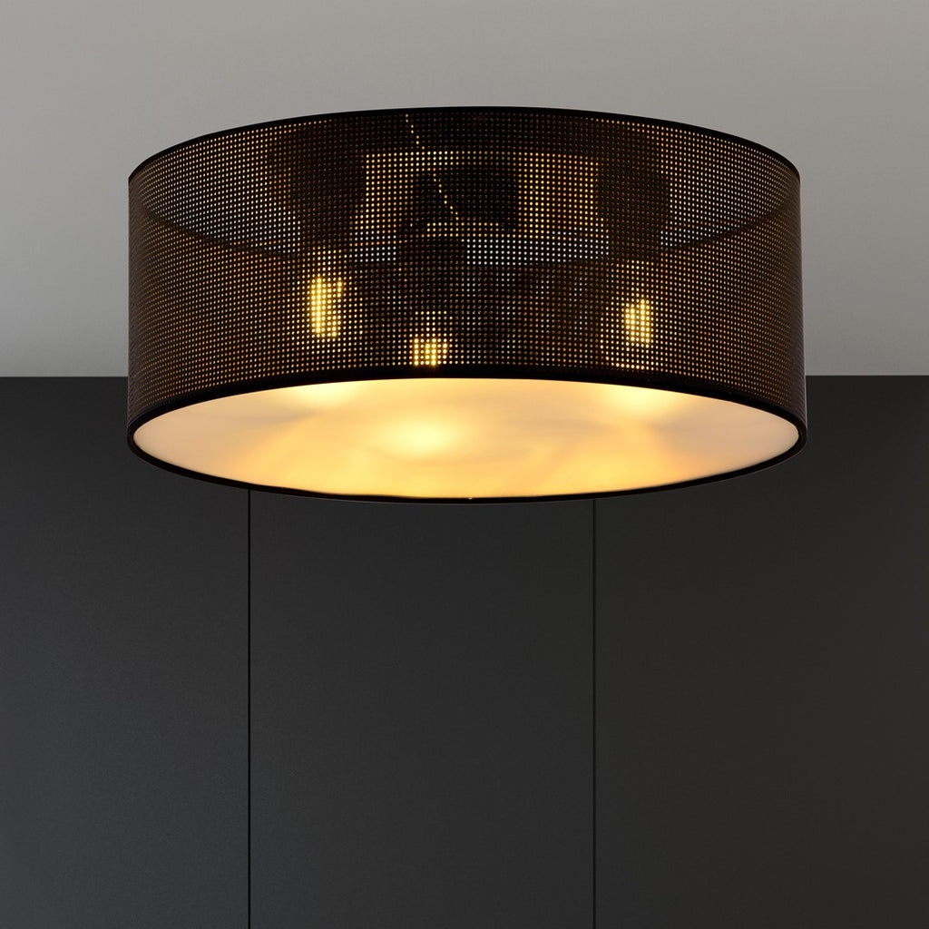 Kuro Plafondlamp – Zwart/Goud