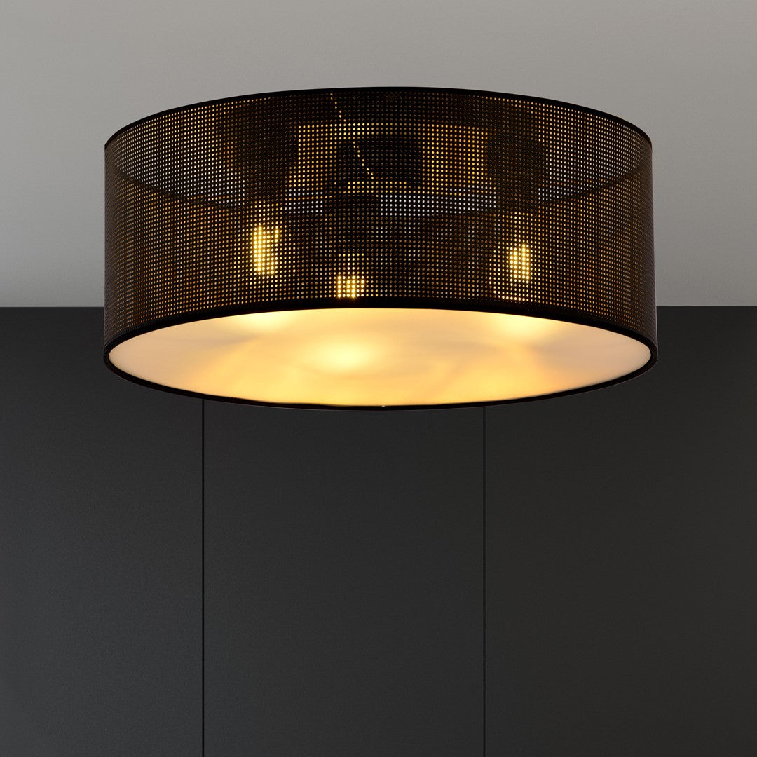 Kuro Plafondlamp – Zwart/Goud