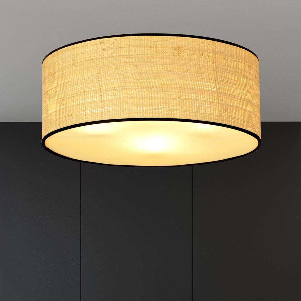 Sora Hanglamp – Rotan Zwart/Naturel