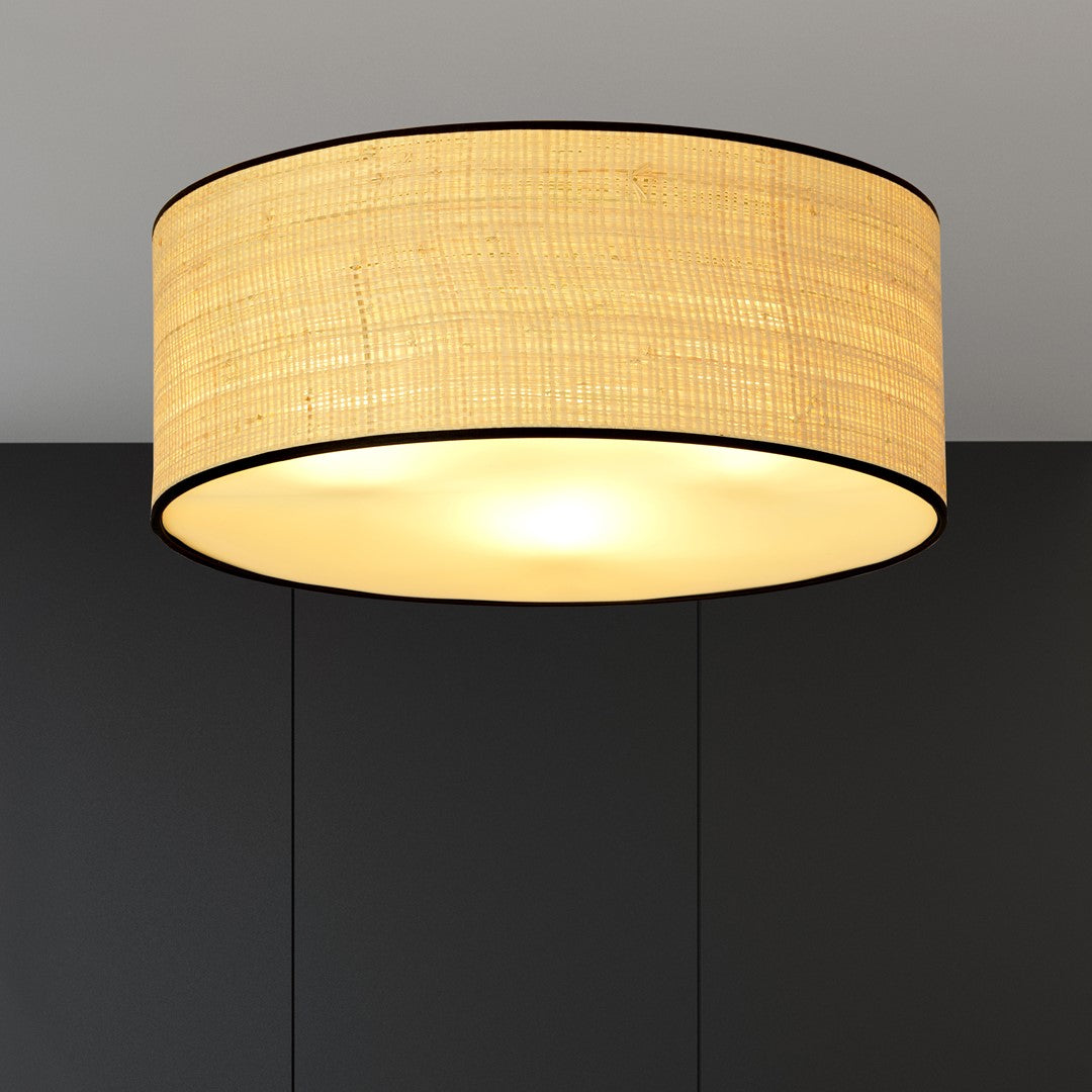 Sora Hanglamp – Rotan Zwart/Naturel