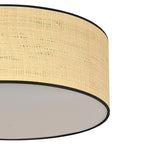 Sora Hanglamp – Rotan Zwart/Naturel
