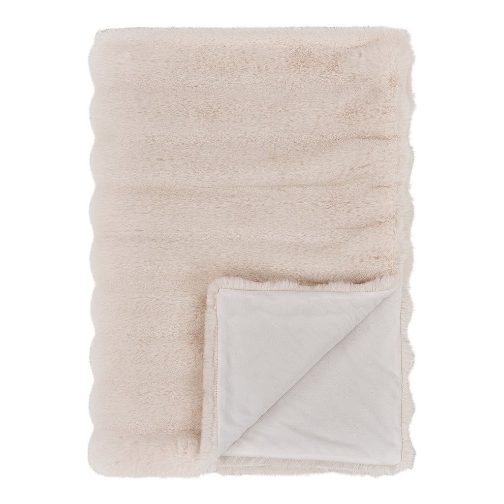 Sora Plaid – Zand (130 x 180 cm)