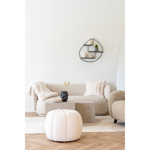 Sora Plaid – Zand (130 x 180 cm)