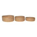 Lina Opbergmand Set – Naturel (3 stuks)
