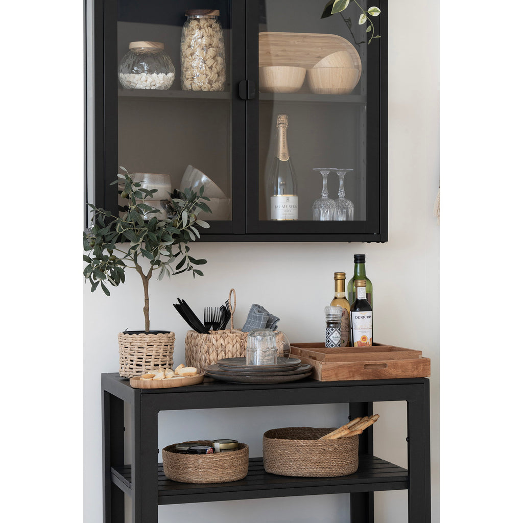 Lina Opbergmand Set – Naturel (3 stuks)