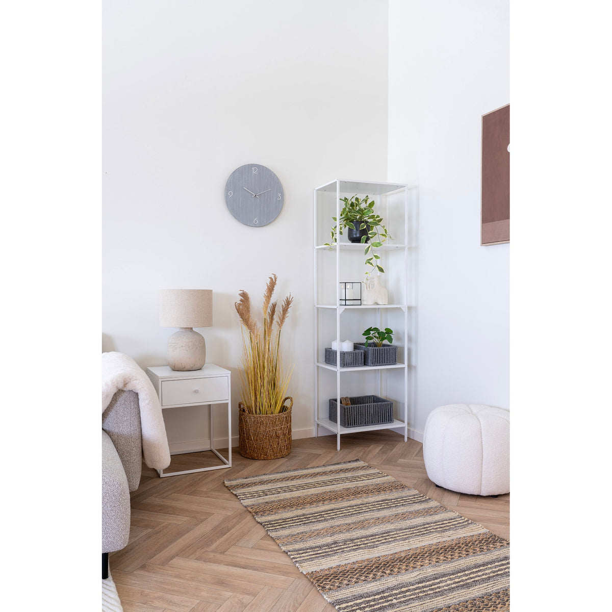 Lina Opbergmand Set – Ash (3 stuks)