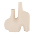 Sora Vaas – Keramiek Zandkleur (27 cm)