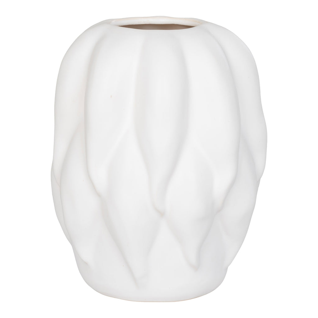 Sora Vaas – Keramiek Beige Rond (26 cm)