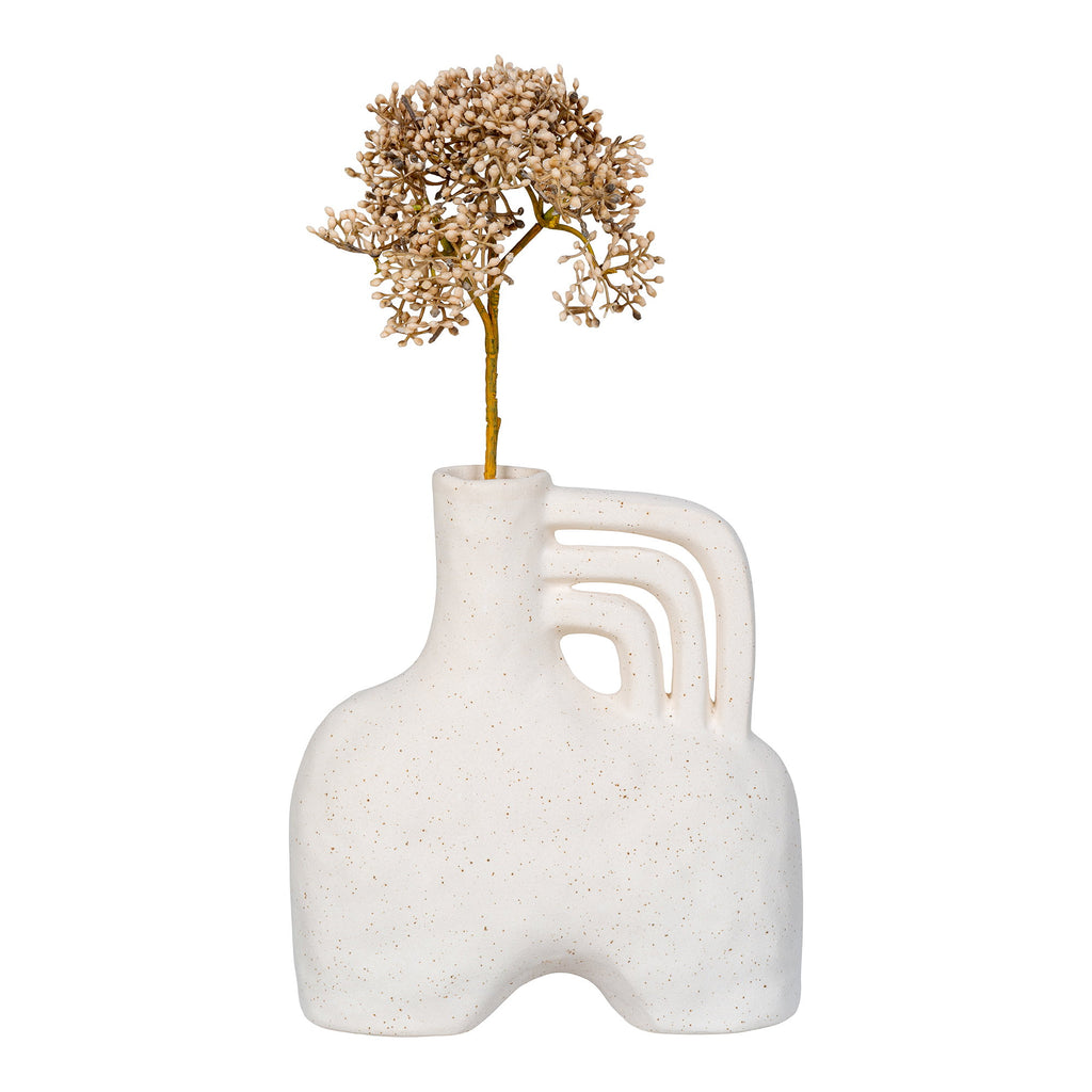 Sora Vaas – Keramiek Beige Handgreep (19,5 cm)