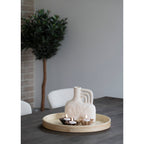 Sora Vaas – Keramiek Beige Handgreep (19,5 cm)