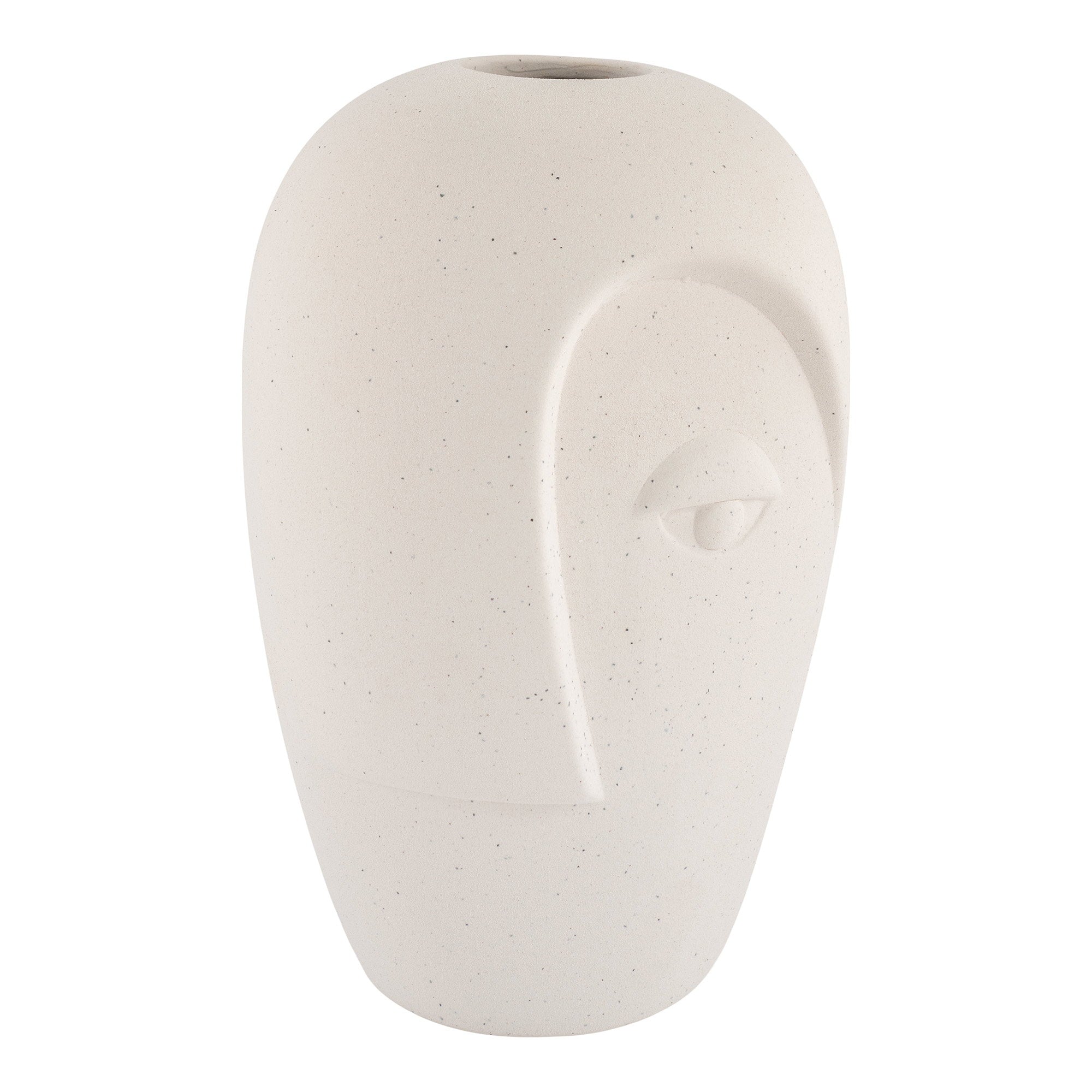 Sora Vaas – Keramiek Zandkleur (19,5 cm)
