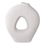 Sora Vaas – Keramiek Wit Sculpturaal (27,5 cm)