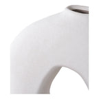 Sora Vaas – Keramiek Wit Sculpturaal (27,5 cm)