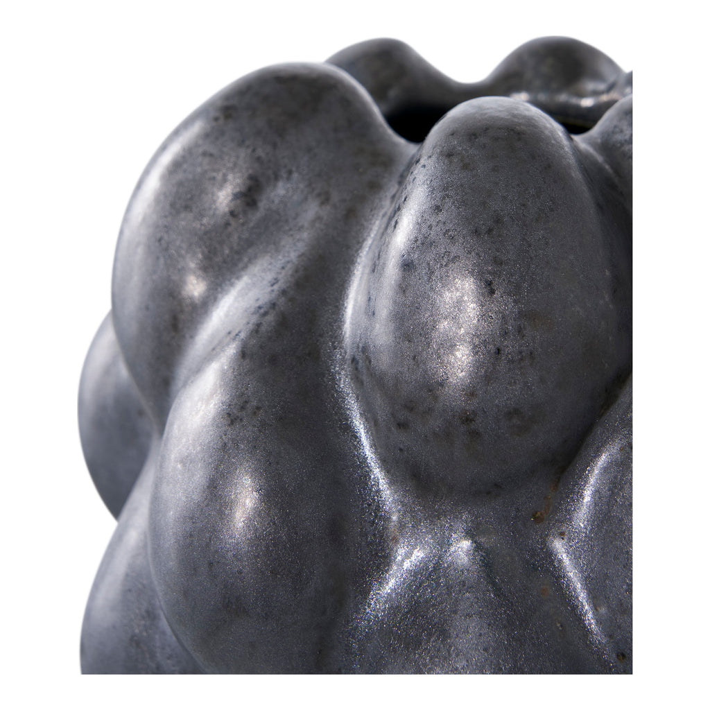 Kuro Vaas Keramiek Bubble - Zwart