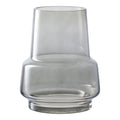 Lina Vaas – Gerookt Grijs Glas (19 cm)