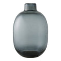 Kuro Vaas – Gerookt Zwart Glas (35 cm)