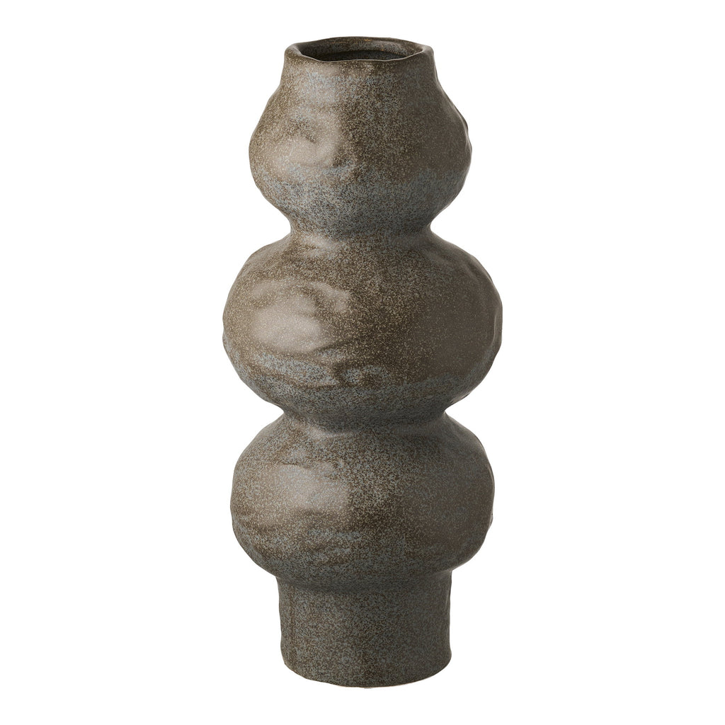 Kuro Vaas – Keramiek Donkergrijs (33,5 cm)