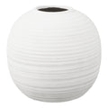 Sora Vaas – Keramiek Wit Rond (28,5 cm)
