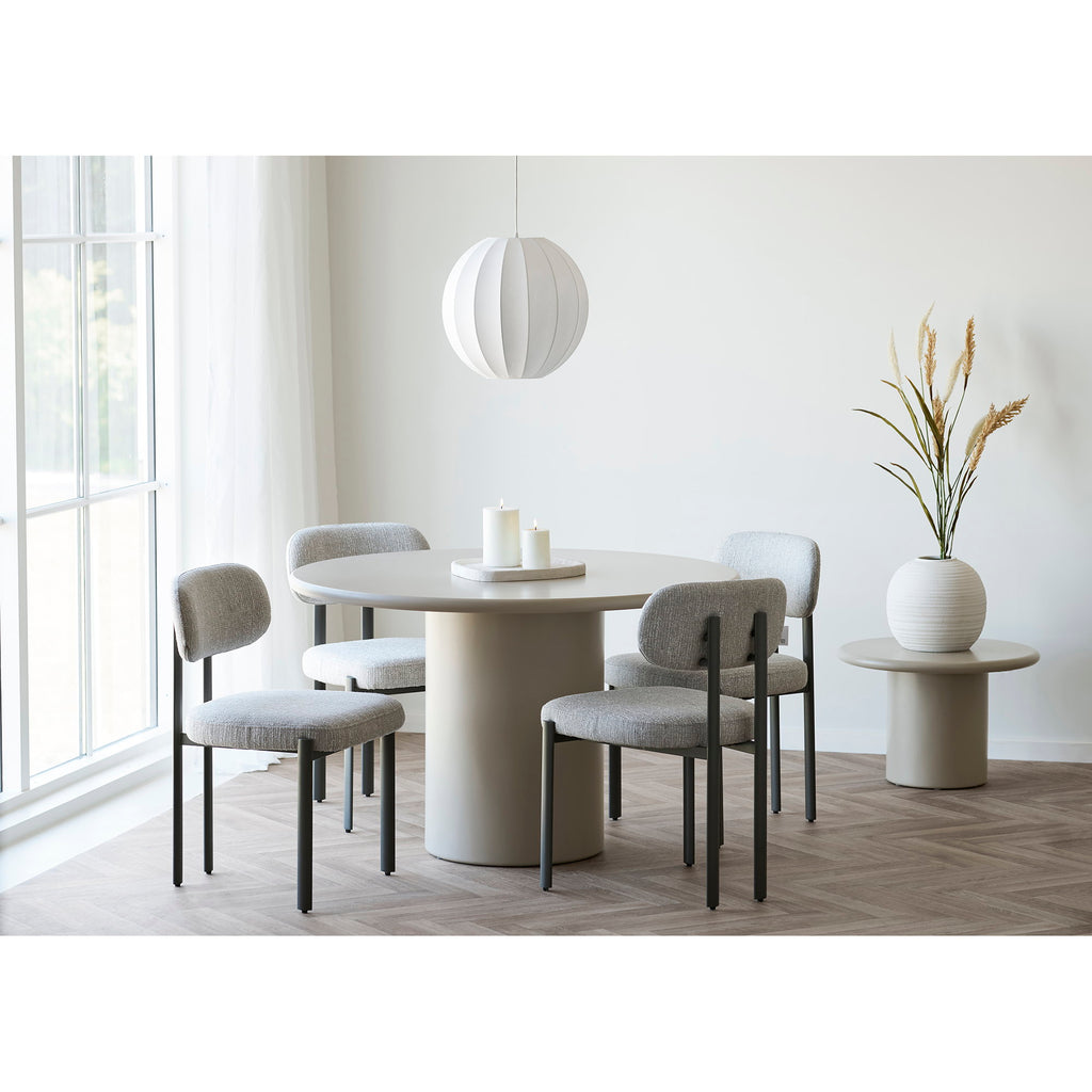 Sora Vaas – Keramiek Wit Rond (28,5 cm)