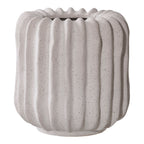 Lina Bloempot – Grijs Keramiek (15 cm)