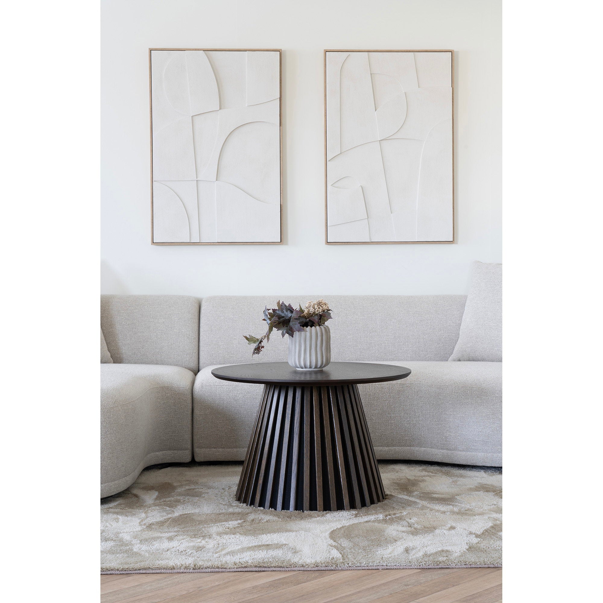 Lina Bloempot – Grijs Keramiek (15 cm)