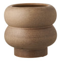 Sora Bloempot – Bruin Keramiek (19 cm)
