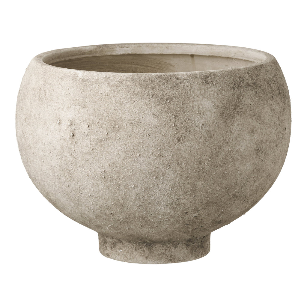 Lina Bloempot – Grijs Keramiek (26 cm)