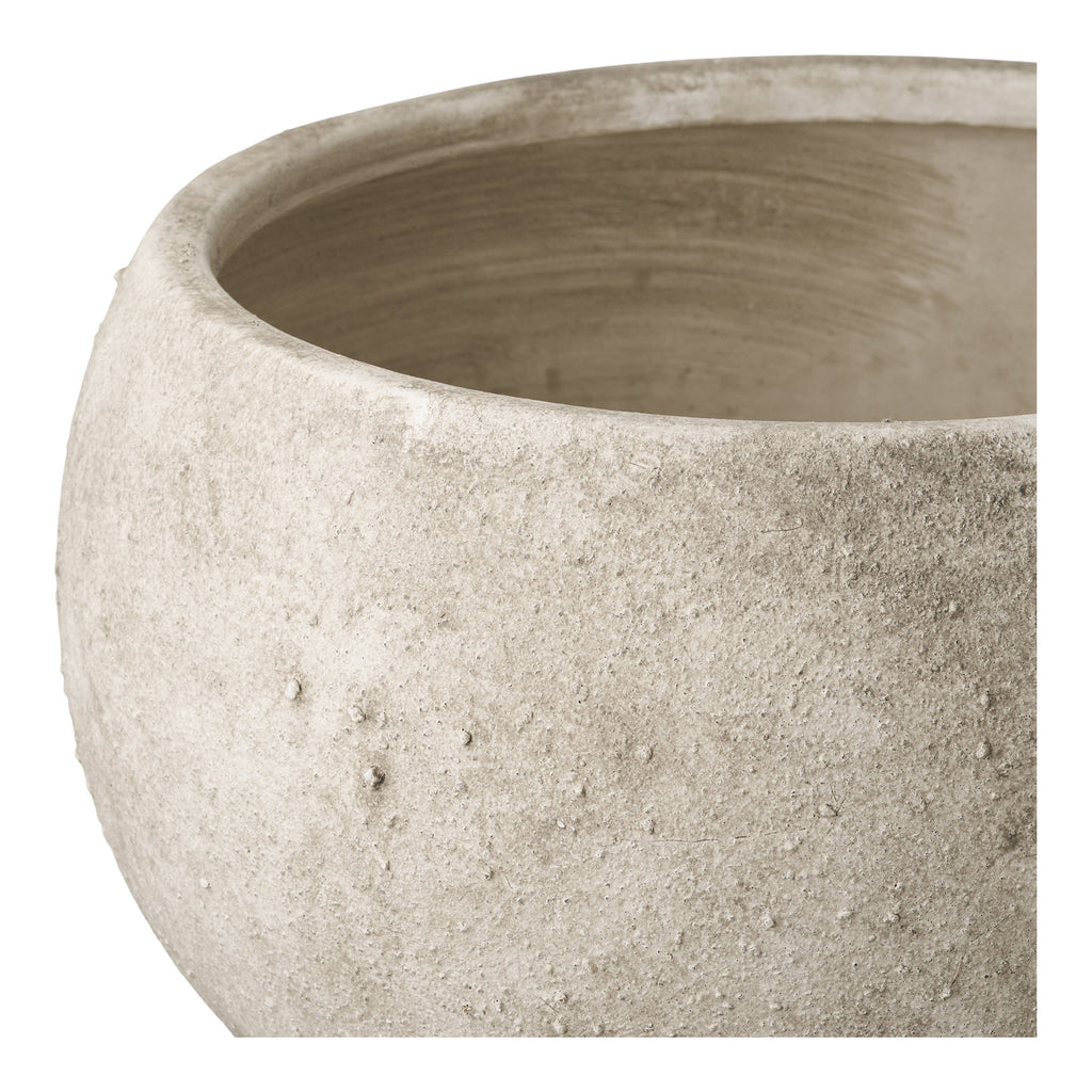 Lina Bloempot – Grijs Keramiek (26 cm)