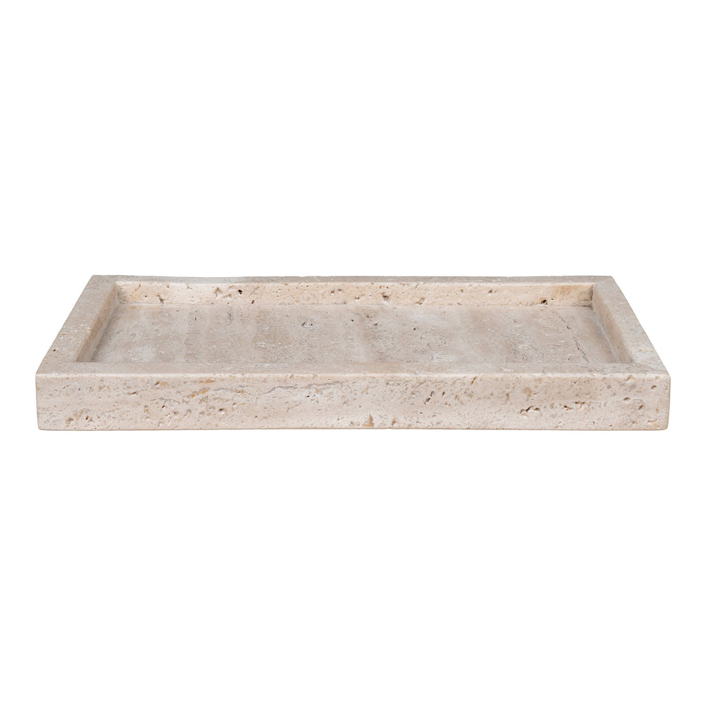 Sora Dienblad – Travertin Naturel - 30,5 cm