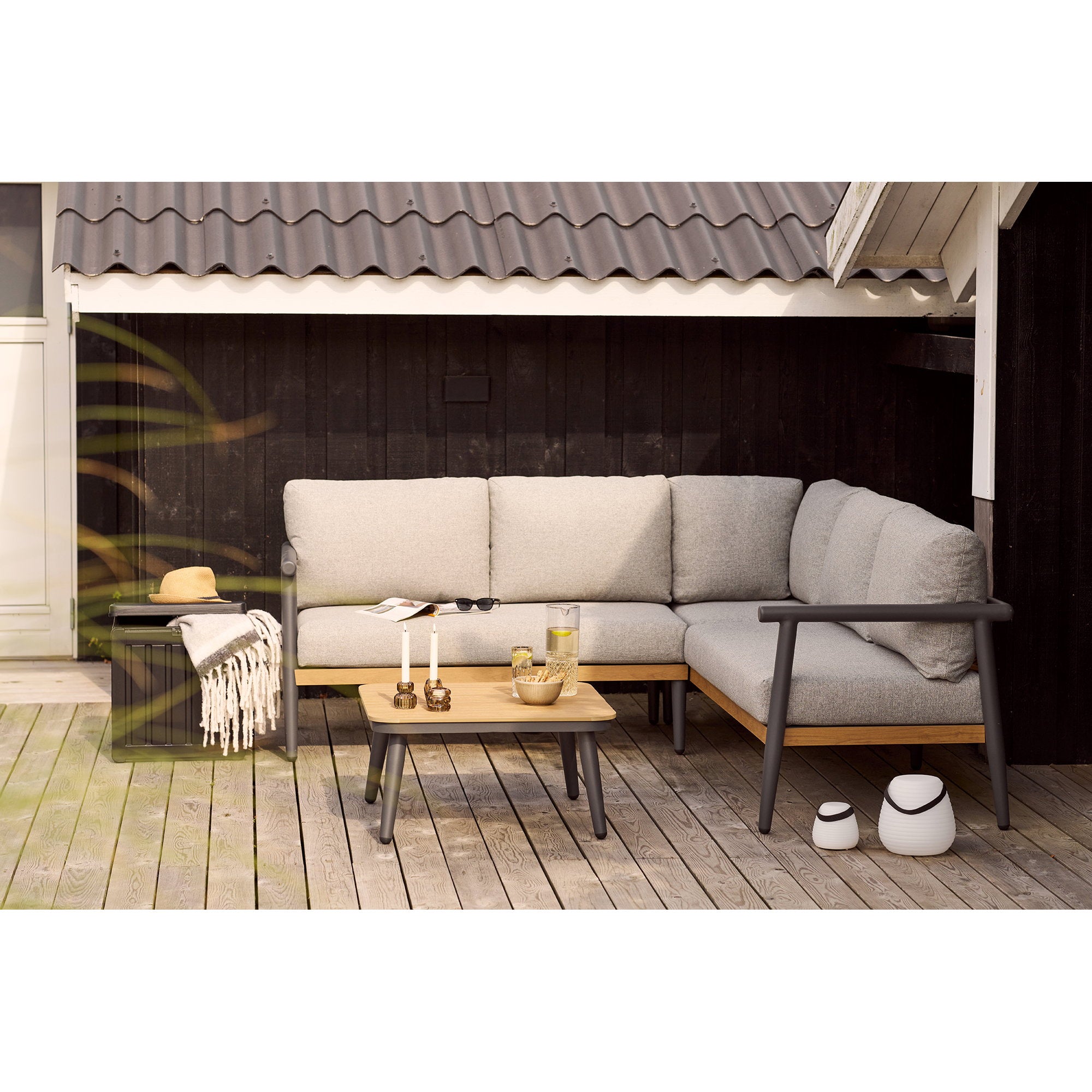 Sora Kandelaar – Amber Set Glas Rookbruin (set van 3)