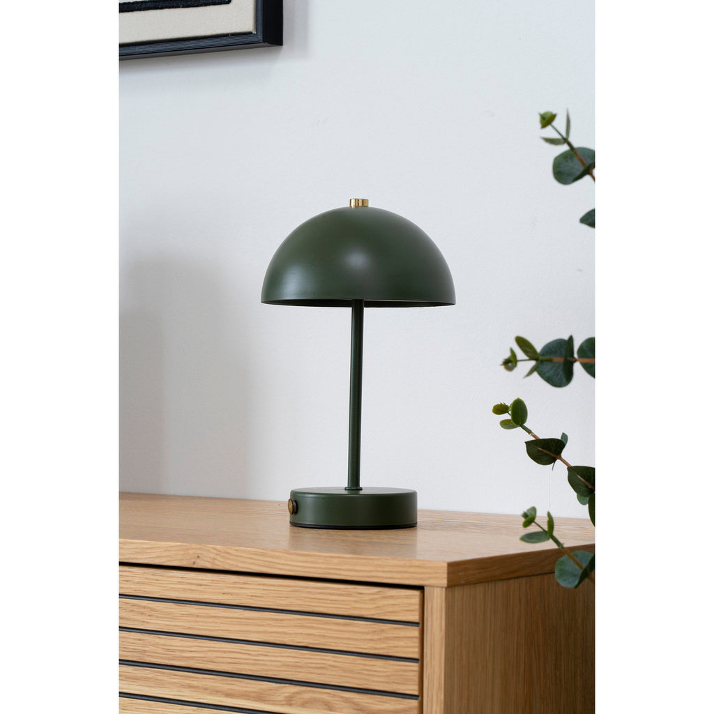 Kuro Tafellamp – Holt Groen/Messing LED