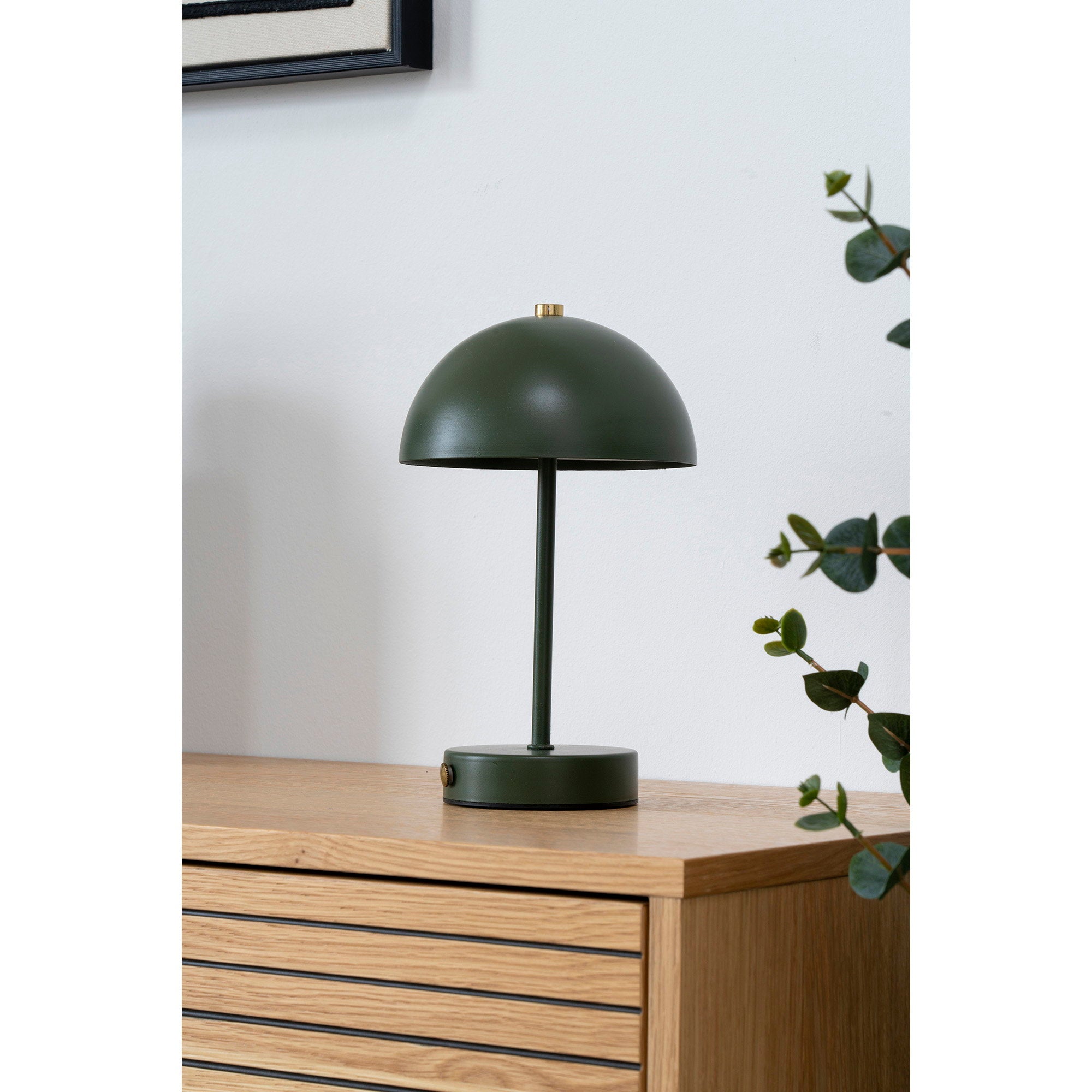 Kuro Tafellamp – Holt Groen/Messing LED
