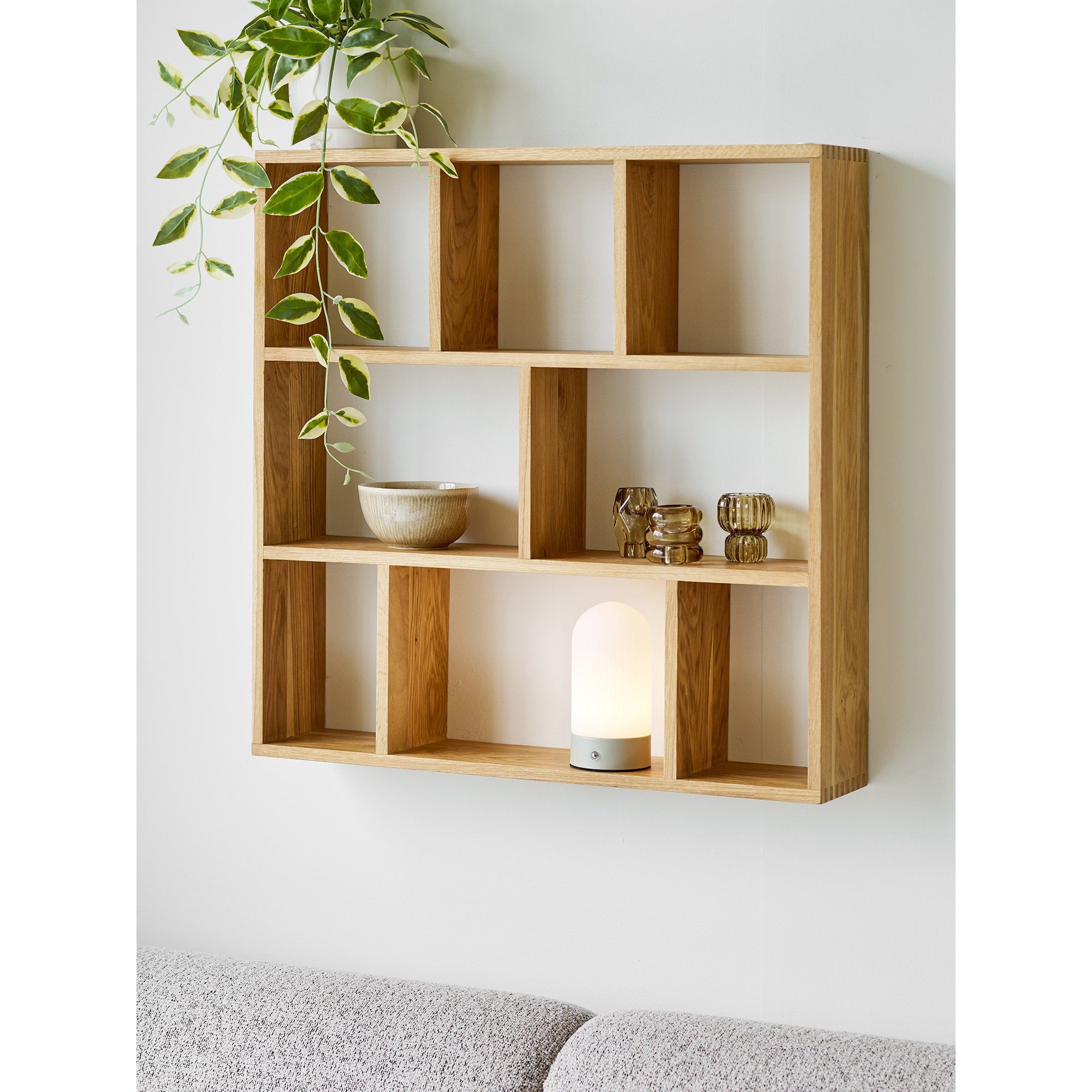 Sora Tafellamp – Ashford Beige/Wit LED