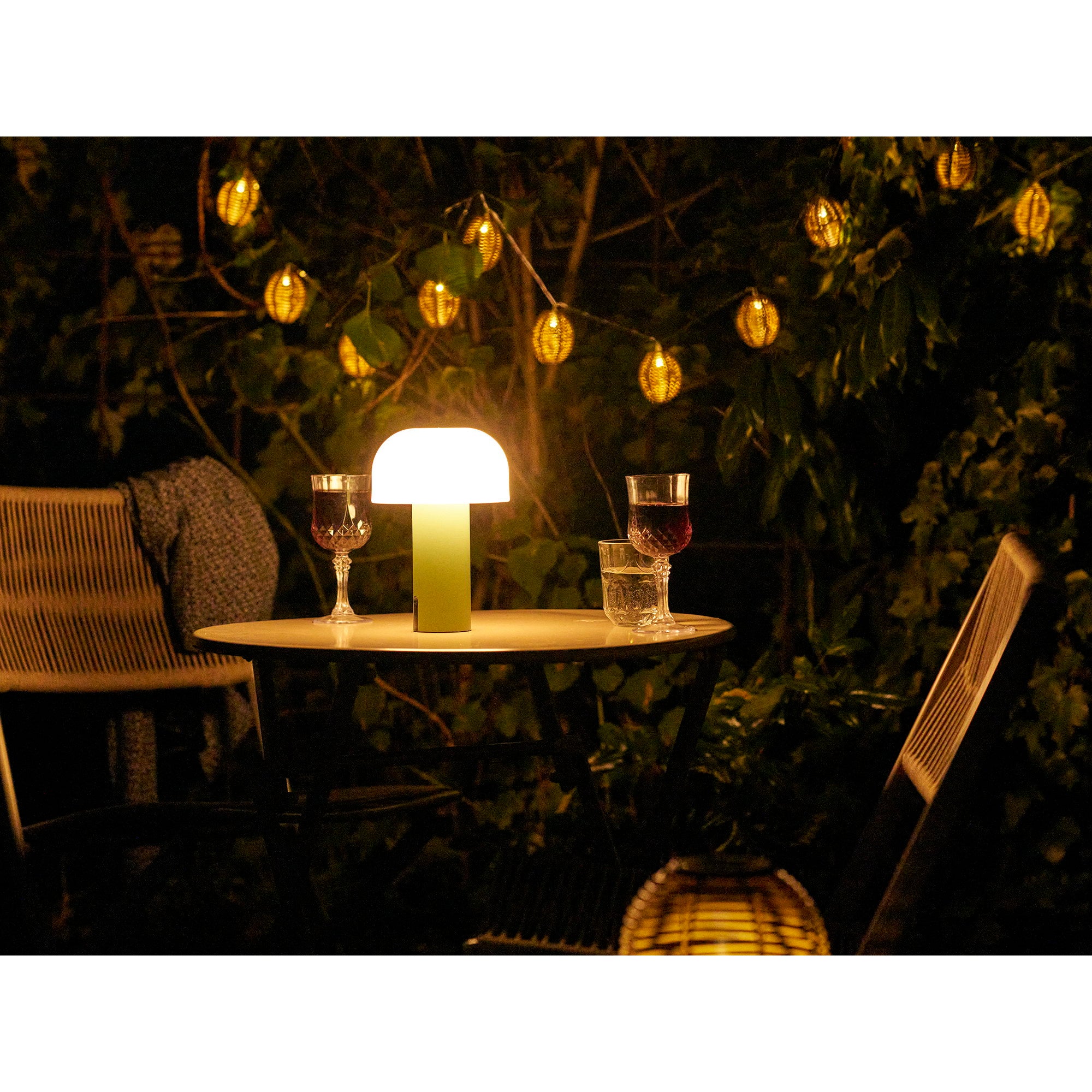 Sora Tafellamp – Soham LED Wit/Groen