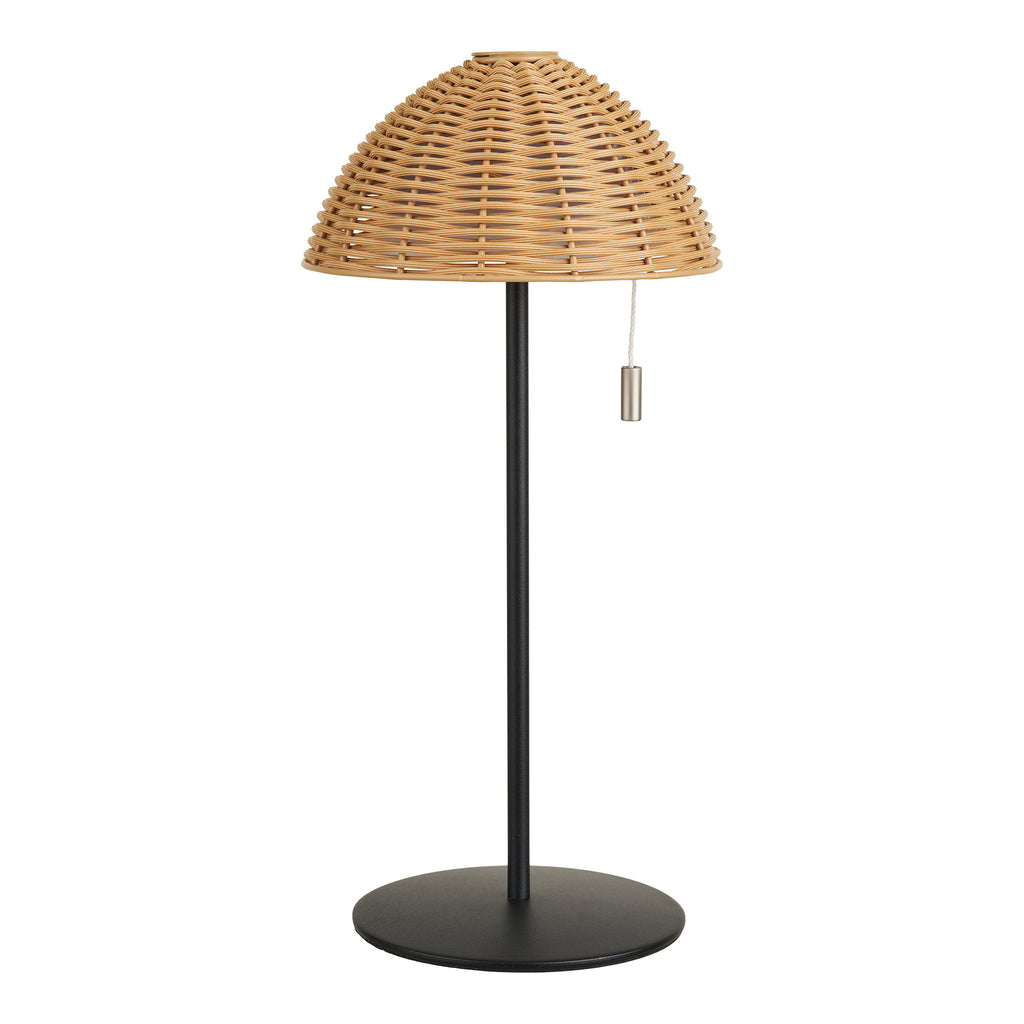 Kuro Tafellamp – Wigan Naturel/Zwart LED