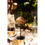 Kuro Tafellamp – Wigan Naturel/Zwart LED