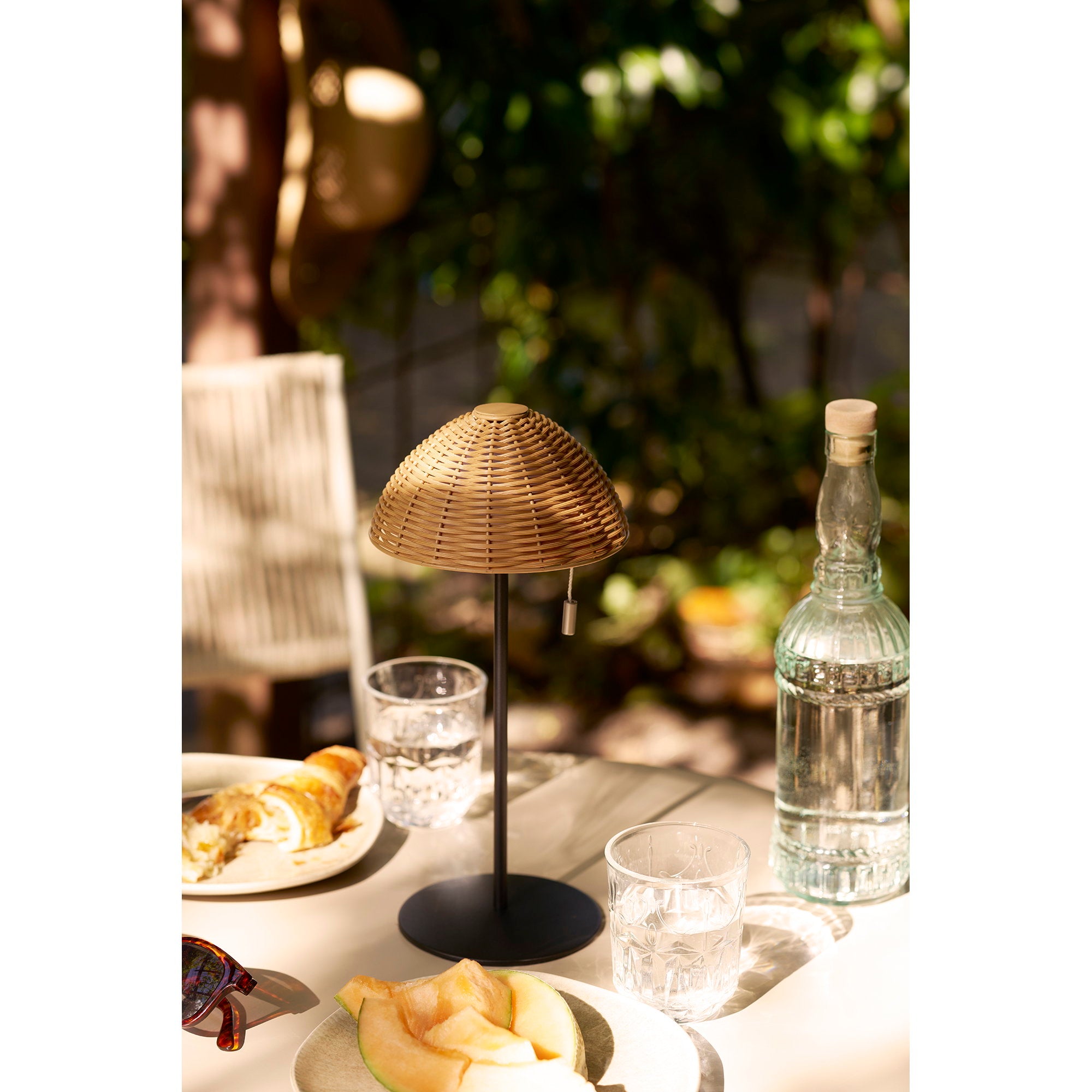 Kuro Tafellamp – Wigan Naturel/Zwart LED