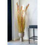 Sora Bloempot – Beige-Grijs Staal (27 cm)
