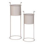 Sora Plantstandaard – Zand (Set van 2)