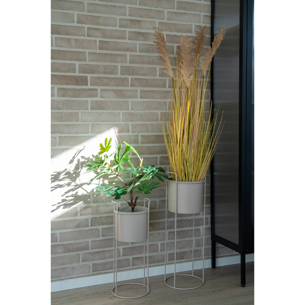 Sora Plantstandaard – Zand (Set van 2)